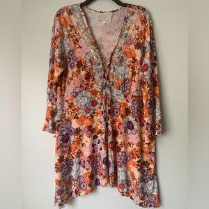 Marilu Tunic Dress Sequins and Bling Size Large